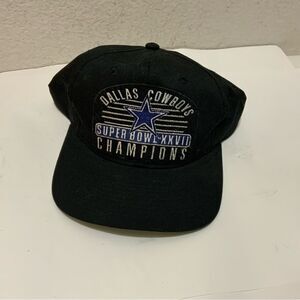 Vintage Dallas Cowboys Hat SnapBack Logo Super Bowl 27 Champions XXVII USA